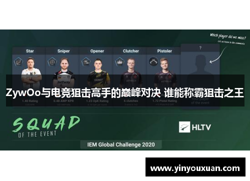 ZywOo与电竞狙击高手的巅峰对决 谁能称霸狙击之王